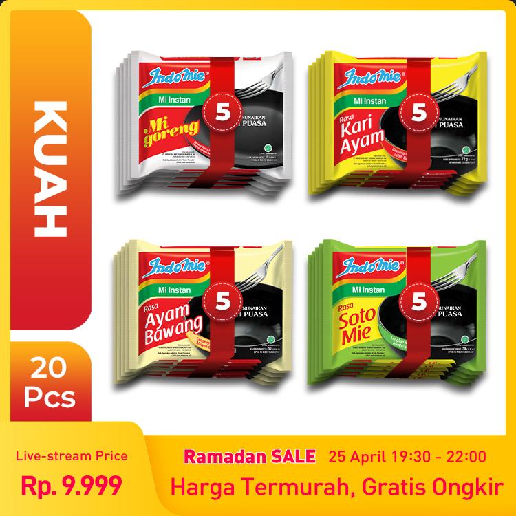 20 Pcs - Indomie Special Pack Mixed 4 Varian