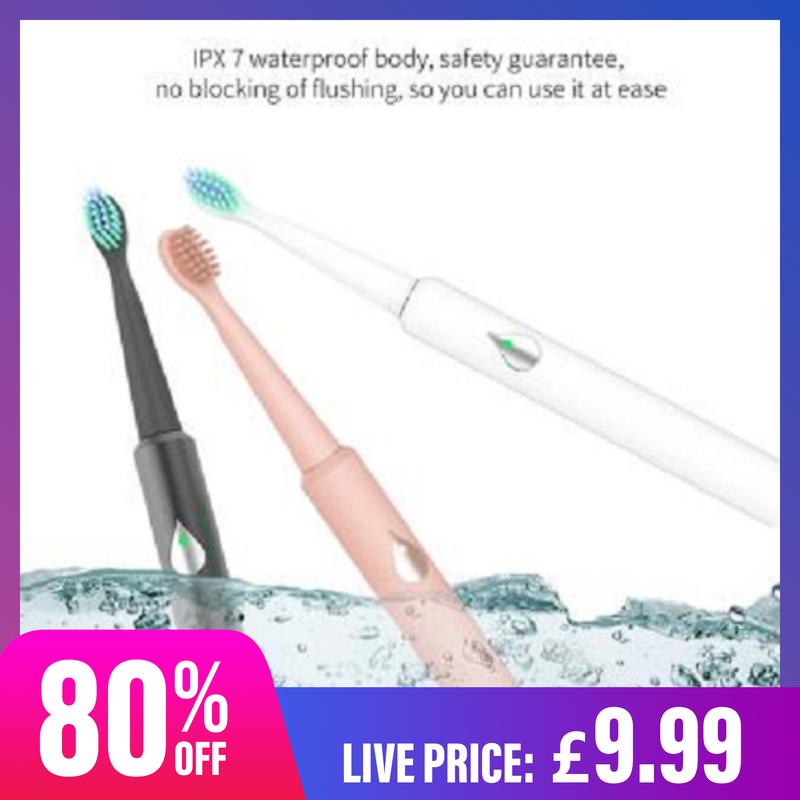 6/1  Sonic toothbrush, electric toothbrush for adults to clean teeth …