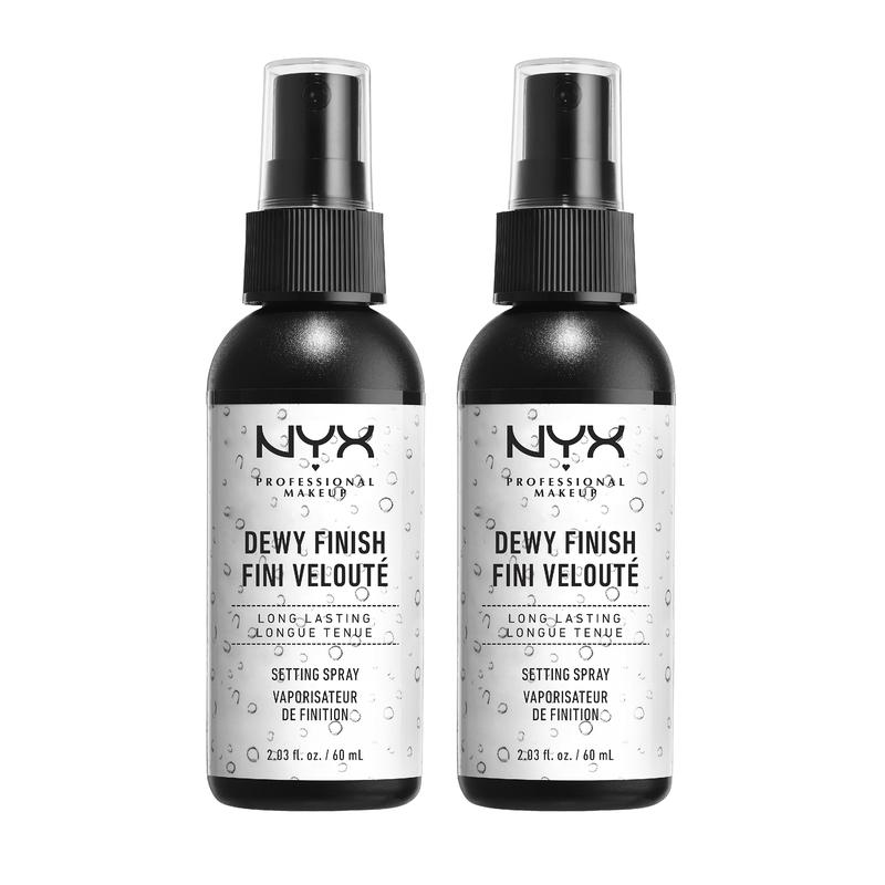 NYX Professional Makeup, Makeup Setting Spray Dewy - Pack of 2
